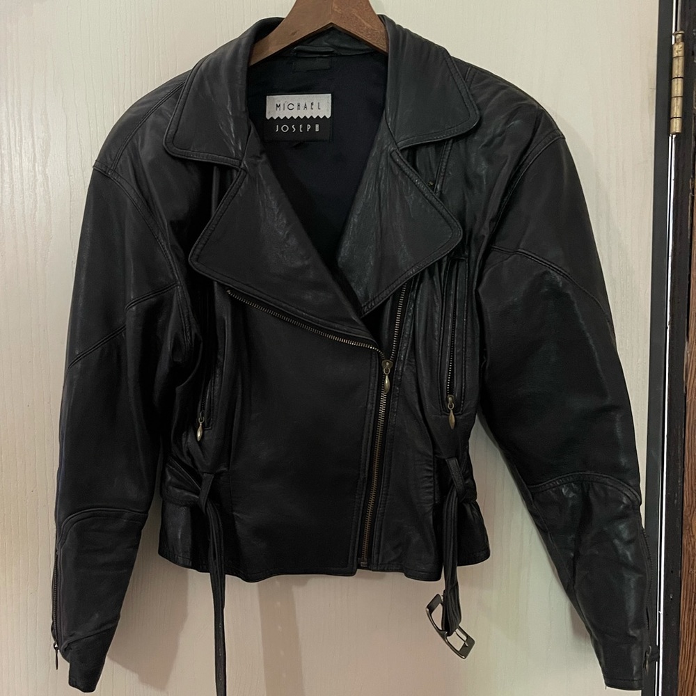 Leather Crop Jacket